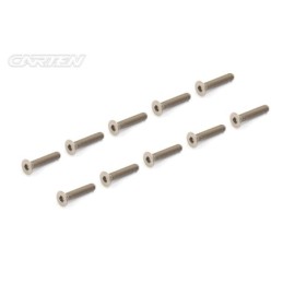 PFH318 - CARTEN Titanium Gr-2 Screw Set M3x18mm (10)