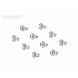 SFH0408 - CARTEN Screw Set  12.9- FH M4x8(Nickel Coating) (10)