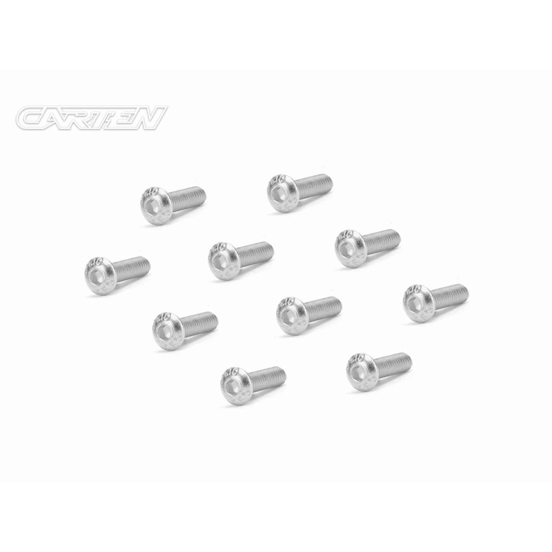 SBH0310 - CARTEN Screw Set 12.9- BH M3x10(Nickel Coating) (10)
