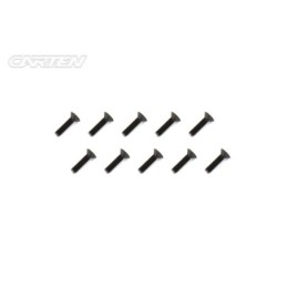 NHA429 - CARTEN Flat Head Screw M3x14mm (10)