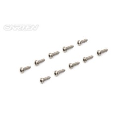 TPBH310 - CARTEN Titanium Gr-2 Self Tapping Screw Set BH 3x10mm (10)