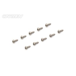 TPBH308 - CARTEN Titanium Gr-2 Self Tapping Screw Set BH 3x8mm (10)