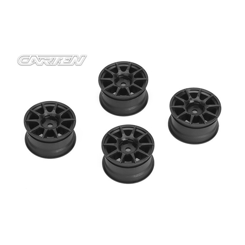 NBA267 - CARTEN 10 Spoke Wheel +1mm (Gray)