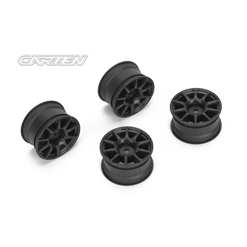 NBA319 - CARTEN 10 Spoke Wheel +1mm (Black)