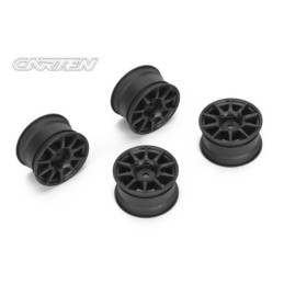 NBA319 - CARTEN 10 Spoke Wheel +1mm (Black)