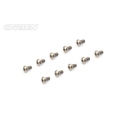 PBH306 - CARTEN Titanium Gr-2 Screw Set BH M3x6mm (10)