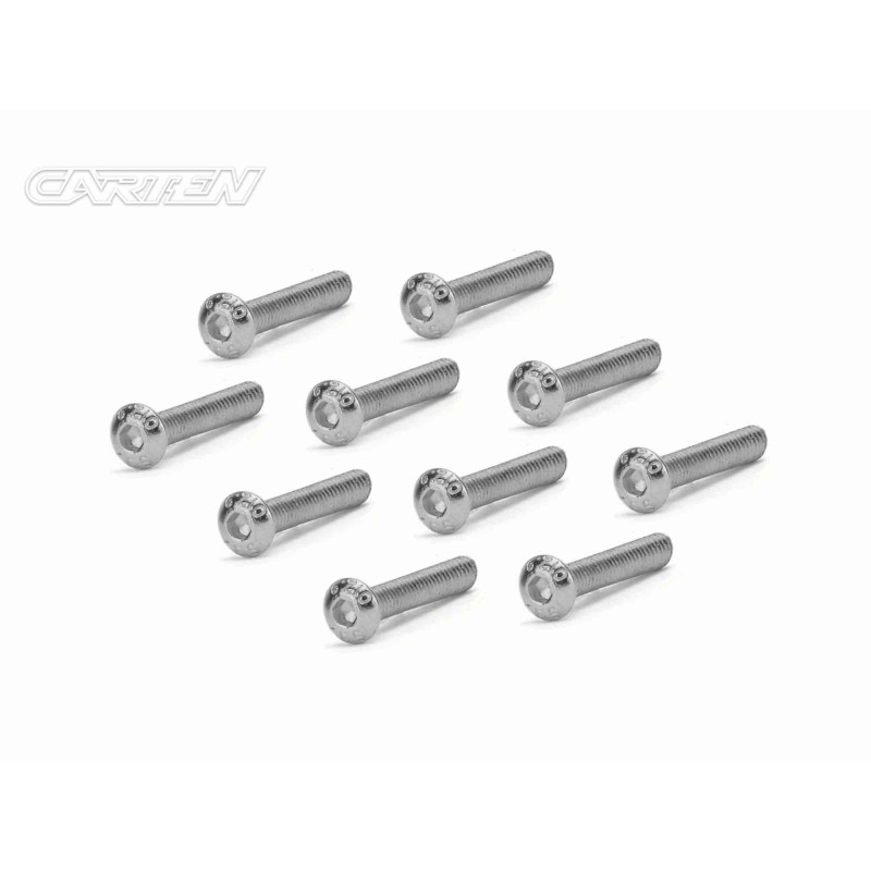 SBH0320 - CARTEN Screw Set 12.9- BH M3x20(Nickel Coating) (10)