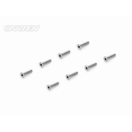 TFH0314 - CARTEN Titanium Screw Set Ti6-4 CNC FH M3x14 (8)