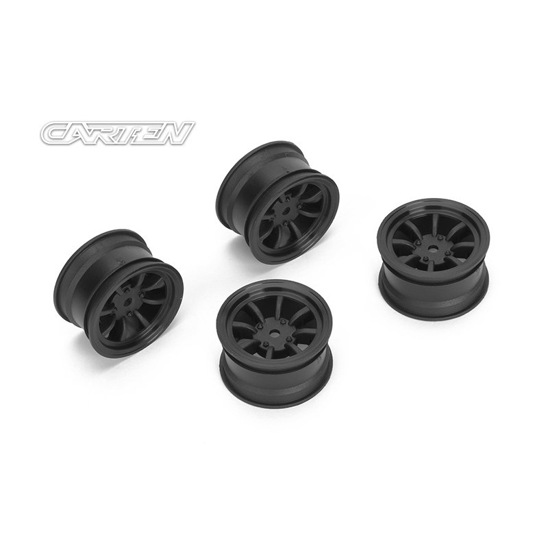 NBA262 - CARTEN 8 Spoke Wheel +1mm (Black)