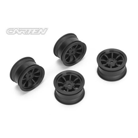 NBA262 - CARTEN 8 Spoke Wheel +1mm (Black)