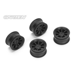 NBA262 - CARTEN 8 Spoke Wheel +1mm (Black)