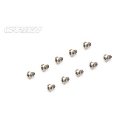 PBH305 - CARTEN Titanium Gr-2 Screw Set BH M3x5mm (10)
