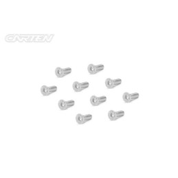 SFH2508 - CARTEN Screw Set  12.9- FH M2,5x8(Nickel Coating) (10)