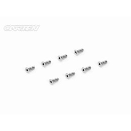 TFH0310 - CARTEN Titanium Screw Set Ti6-4 CNC FH M3x10 (8)