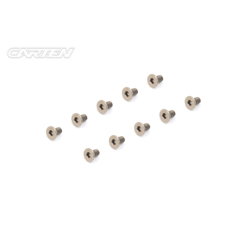 PFH305 - CARTEN Titanium Gr-2 Screw Set M3x5mm (10)