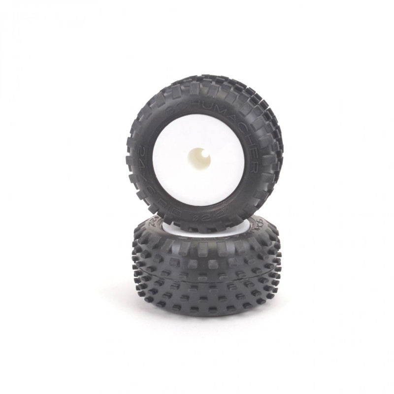 U6879 - Stagger Rib-Silver-Truck Tyre - Pre-Glued pr