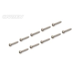 TPBH318 - CARTEN Titanium Gr-2 Self Tapping Screw Set BH 3x18mm (10)