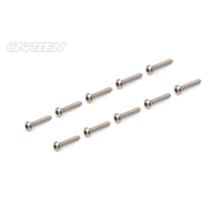 TPBH318 - CARTEN Titanium Gr-2 Self Tapping Screw Set BH 3x18mm (10)