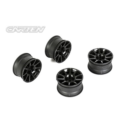 NBA320 - CARTEN 10 Spoke Wheel +4mm (Black)