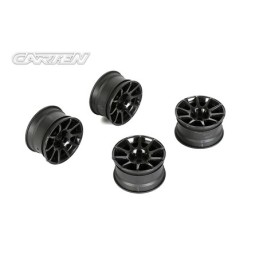 NBA320 - CARTEN 10 Spoke Wheel +4mm (Black)
