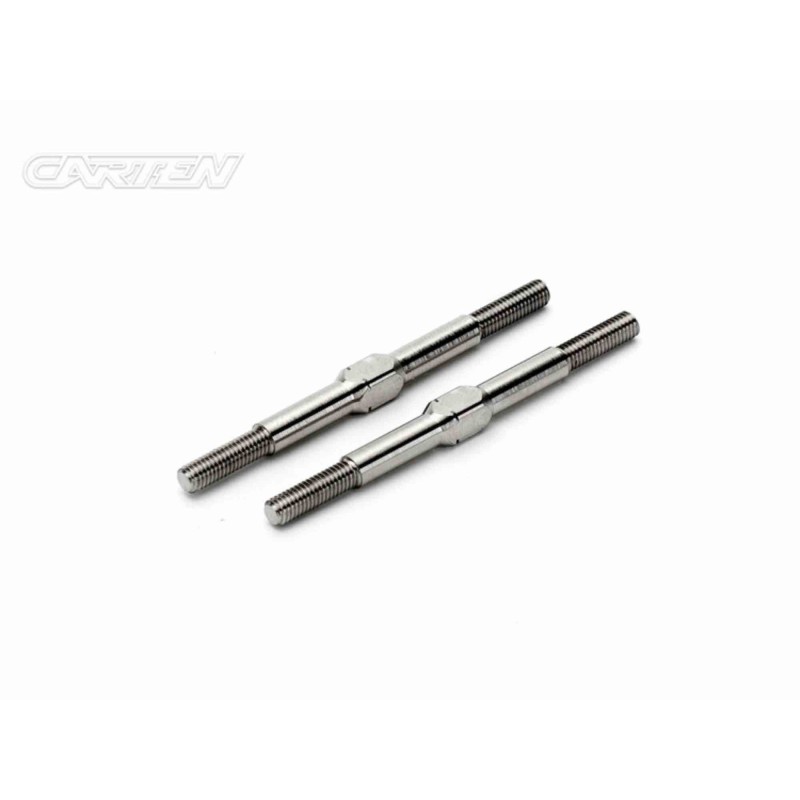 TT0348 - CARTEN CNC 64 Titanium Turnbuckles M3x48mm (2)