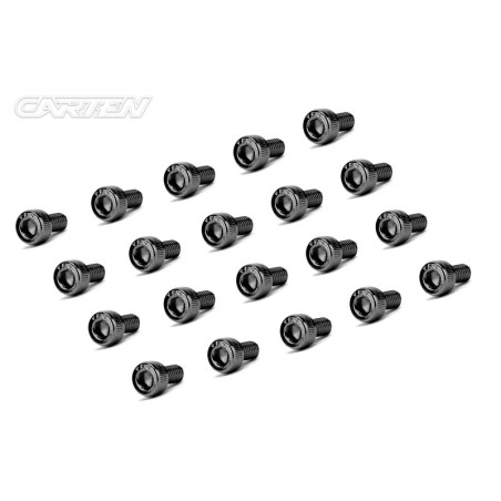 BCH0306 - CARTEN Screw Set  12.9- CH M3x6(Black Nickel Coating) (20)