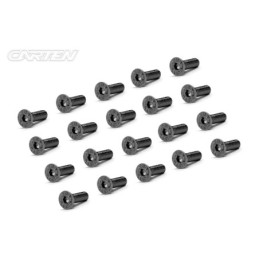 BFH0310 - CARTEN Screw Set  12.9- FH M3x10(Black Nickel Coating) (20)