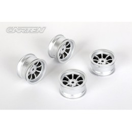 NBA263 - CARTEN 8 Spoke Wheel +4mm (Silver)