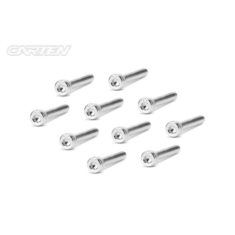 SCH0322 - CARTEN Screw Set  12.9- CH M3x22(Nickel Coating) (10)