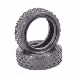 U6811 - Wide Stagger Rib - 1/10 - Silver (pr)