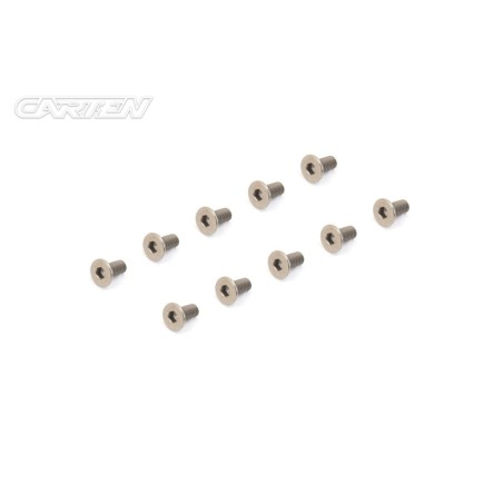 PFH306 - CARTEN Titanium Gr-2 Screw Set M3x6mm (10)