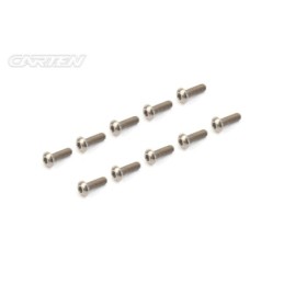 PBH312 - CARTEN Titanium Gr-2 Screw Set BH M3x12mm (10)