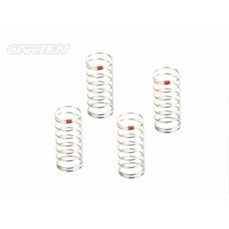 NHA514 -  CARTEN Rear Shock Spring14x35-8N-Red