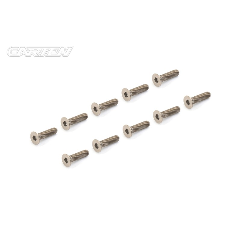 PFH314 - CARTEN Titanium Gr-2 Screw Set M3x14mm (10)