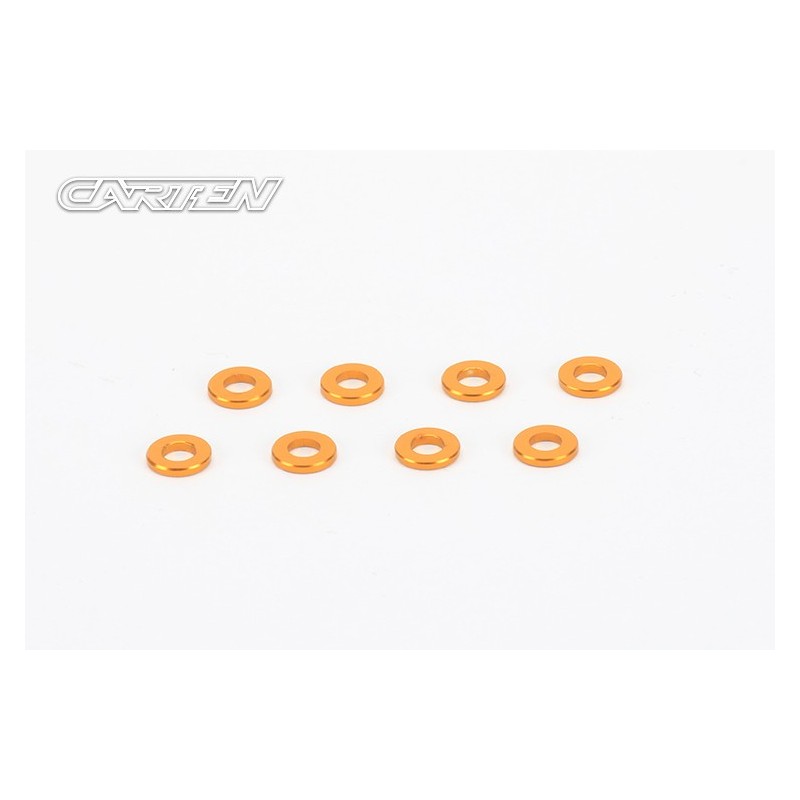 NBA347 - CARTEN Aluminium Spacer 3x6x1mm (8)