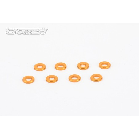 NBA347 - CARTEN Aluminium Spacer 3x6x1mm (8)
