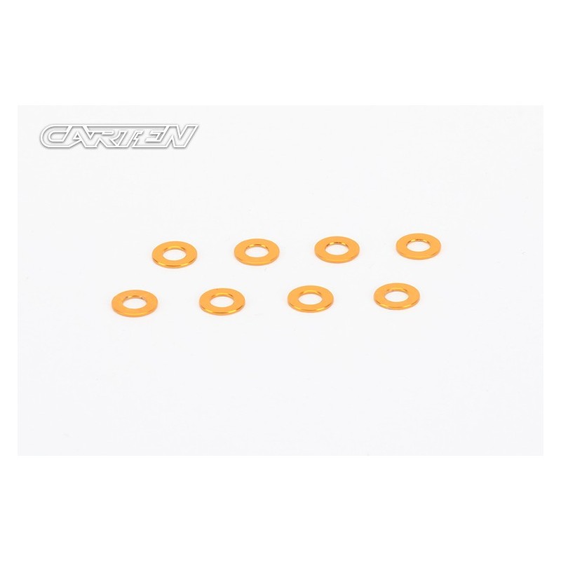 NBA346 - CARTEN Aluminium Spacer 3x6x0,5mm (8)