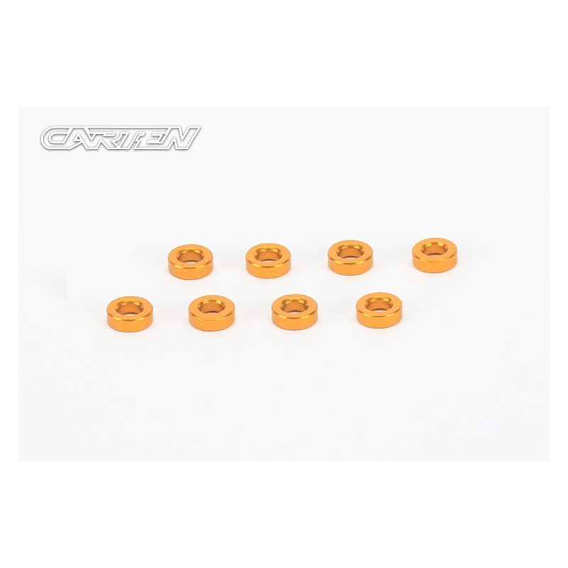 NBA348 - CARTEN Aluminium Spacer 3x6x2mm (8)