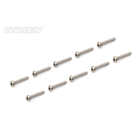 TPBH320 - CARTEN Titanium Gr-2 Self Tapping Screw Set BH 3x20mm (10)