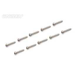 TPBH320 - CARTEN Titanium Gr-2 Self Tapping Screw Set BH 3x20mm (10)