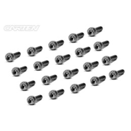 BCH0316 - CARTEN Screw Set  12.9- CH M3x16(Black Nickel Coating) (20)