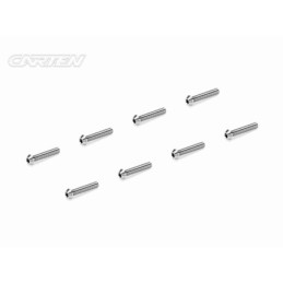TCO0316 - CARTEN Titanium Screw Set Ti6-4 CNC CO M3x16 (8)