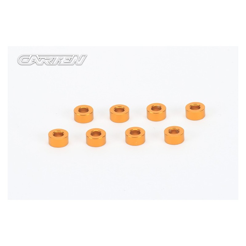 NBA349 - CARTEN Aluminium Spacer 3x6x3mm (8)