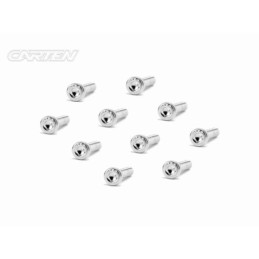 SCH0318 - CARTEN Screw Set  12.9- CH M3x18(Nickel Coating) (10)