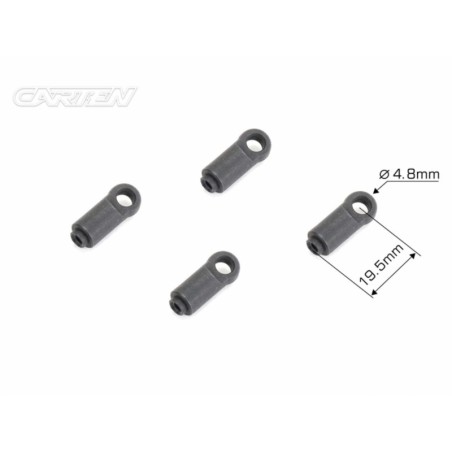 NHA516 -  CARTEN Rear Shock Ball End(19.5mm)4PCS
