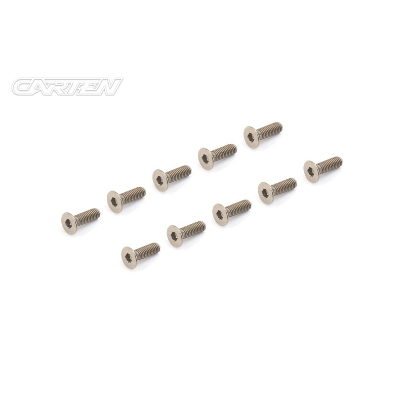 PFH310 - CARTEN Titanium Gr-2 Screw Set M3x10mm (10)