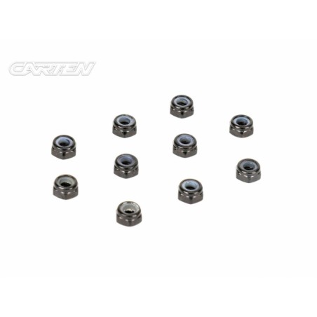 NHA474 - CARTEN M3 Thin Nylon Locking Hex Nut