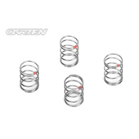 NBA227 - CARTEN Shock spring (1.2X22mm)Red-Soft