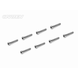TCH0318 - CARTEN Titanium Screw Set Cap Head Ti6-4 CNC M3x18 (8)