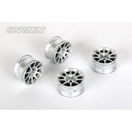 NBA268 - CARTEN 10 Spoke Wheel +4mm (Silver)